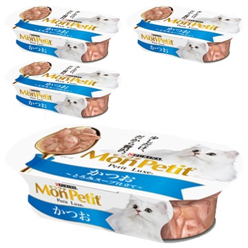 MonPetit 貓倍麗 餐盒  嚴選鮮味鰹魚  57g  4盒