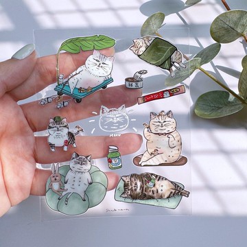 蛋定人生 水晶轉印貼紙 #3