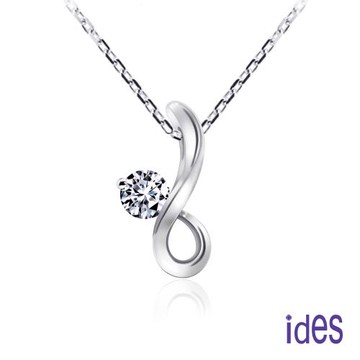 ides愛蒂思 GIA證30分E/SI1八心八箭頂級車工3EX鑽石項鍊/14K(IDP0174)