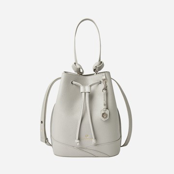 Nordace Pollina純素皮革水桶包-淺灰色