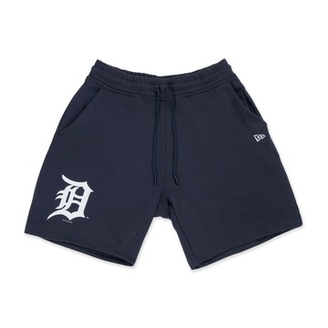 【NEW ERA】短褲 ESSENTIAL 底特律老虎 海軍藍 男女款 -NE13527289