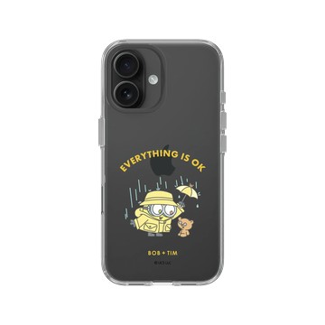 iPhone 16 Clear Case（相機按鈕） 透明 - Minions - 小小兵 - 下雨天