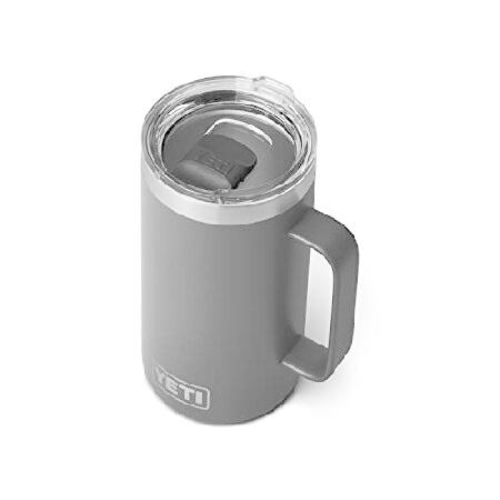 YETI Rambler 24 oz Mug, Vacuum Insulated, Stainless Steel with MagSlider Lid, Charcoal