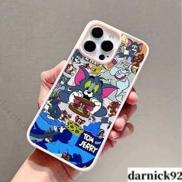 夾心麵包傑瑞iPhone16Pro磁吸手機殼 治愈馬卡龍色系 蘋果i15 14 13 12 11 X 7P 防摔殼
