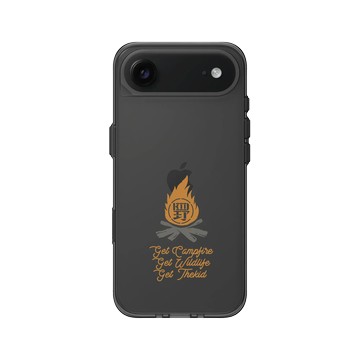 iPhone Air Clear (相機按鈕) 酷墨灰 - KID - 野營之火KID