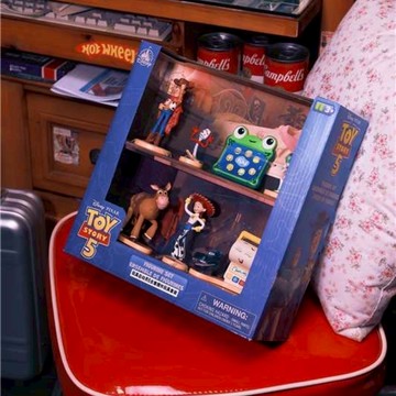 DISNEY TOY STORY 5 玩具總動員5 玩心無限系列 桌邊擺設 公仔 透明禮盒 皮克斯 迪士尼