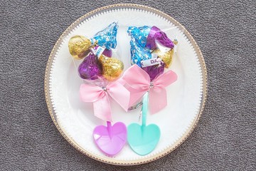 幸福鏟子 水滴巧克力5入