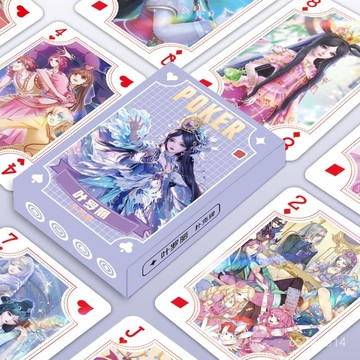🌟精選新品🌟葉羅麗王默水清灕動漫人物卡牌生日禮物休閒聚會娛樂限量版撲剋牌