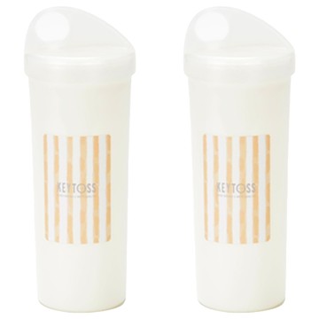 KEYTOSS 詰朵斯 WATER 環保隨身杯 密封矽膠圈設計 台灣製造 可重複使用  顏色隨機  500ml  2個