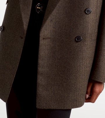 Saint Laurent Herringbone double-breasted wool blazer