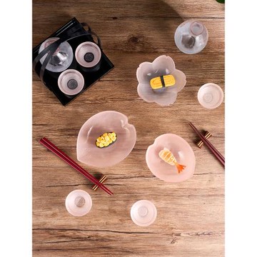 [可可屋]日本進口Hirota廣田硝子櫻花手工酒壺酒杯玻璃櫻花酒具