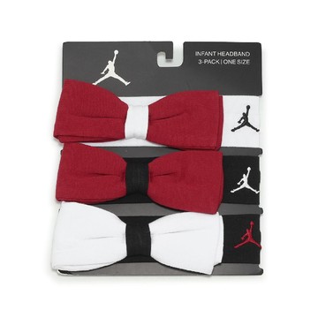 NIKE 寶寶頭帶 Jordan Infant 頭巾 蝴蝶結 3件組 JD2223001NB-002
