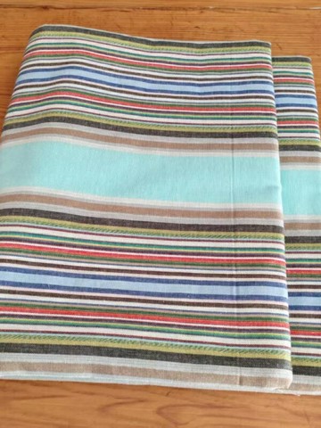 特價處理一批老粗布床單整幅全棉加厚雙人被單條紋款灰色多色可選