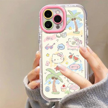 HelloKitty適用oppoa5pro手機殼a97高級a3泡芙a2女款a1pro新款a53硅膠a72卡通a57防摔a92s可愛a11x凱蒂貓a32
