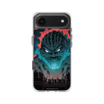 iPhone Air Clear Case（相機按鈕） 透明 - 哥吉拉 Godzilla - 宇宙熵增