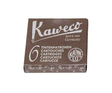 德國KAWECO咖啡色彩色墨水管3盒入/棕色【領券滿額再折千12/31止】