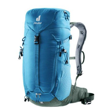 Deuter TRAIL 18L 輕量拔熱透氣登山背包(AIRCONTACT 3D立體背負系統.附防雨套)/3440123 藍