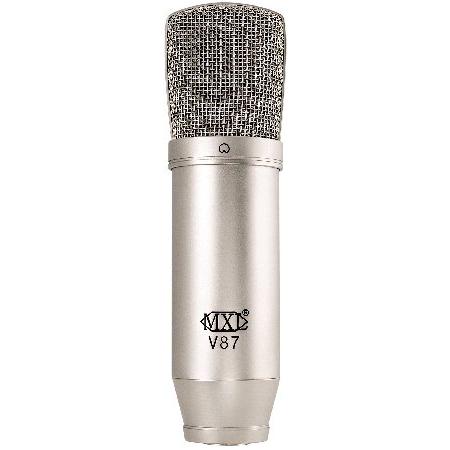 MXL V87 Low-Noise Condenser Microphone with Pop Filter and Low Profile Shockmount by MXL