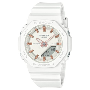 CASIO 卡西歐 G-SHCOK雙顯錶 GMA-P2100M-7ADR  白色