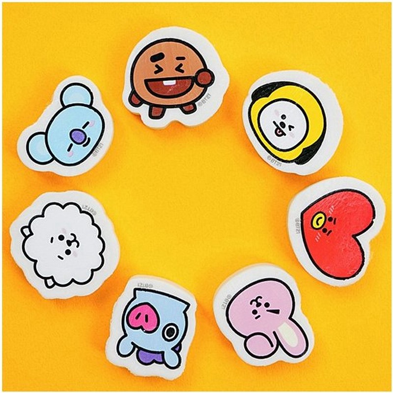 韓国文具 Bt21 キャラクター 消しゴム 文房具 かわいい 防弾少年団 通販 Lineポイント最大get Lineショッピング