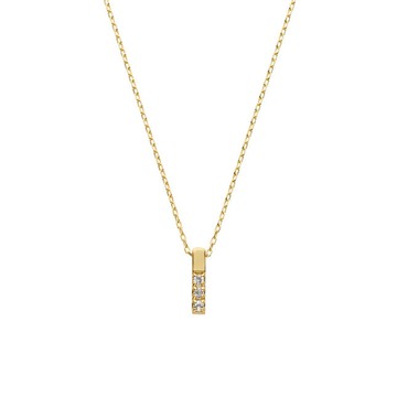 白色拓帕石項鍊