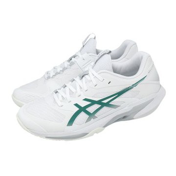 Asics 亞瑟士 網球鞋 Solution Speed FF 4 男鞋 白 綠 匹克球 抗扭 1041A532103