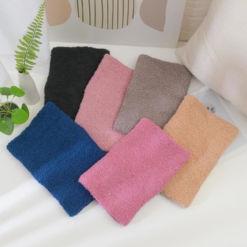 莫蘭迪素色長版保暖圍脖-多色任選