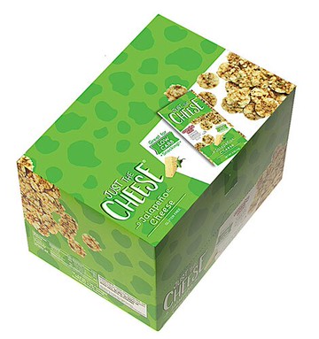 Just The Cheese Crunchy Minis Gluten Free Jalapeno Cheese 16 Packs