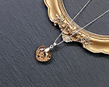 聚吉避凶守護 -天然異像水晶幽靈透亮愛心925純銀項鍊