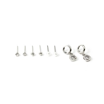 [韓國] 靈魂對白耳環組 / 2色 / Soul Dialogue Earring Set