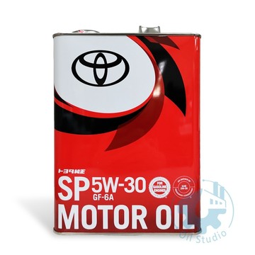 《油工坊》【整箱６罐】TOYOTA 豐田 5W30 機油 原廠指定 SP  4公升 鐵罐 5W-30 4L 免運