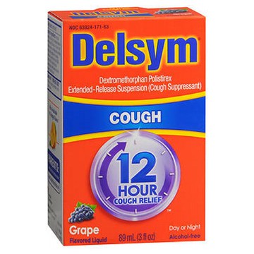 Delsym Adult 12 Hour Cough Relief Grape 3 oz by Delsym