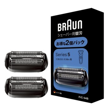 BRAUN F/C 54B Series 5 電動刮鬍刀替換刀頭 密著系列適用 2入組