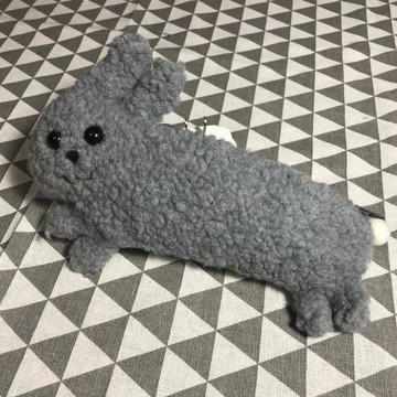 RABBIT LULU 飛奔小兔 灰灰 化妝包/筆袋/雜物包