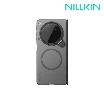 NILLKIN OPPO Find N6 5G 磨砂護盾 Prop 磁吸保護殼(透明鏡蓋)(透黑)
