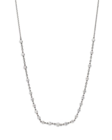 Bloomingdale's Fine Collection Diamond Necklace in 14K White Gold, 4.0 ct. t. w.