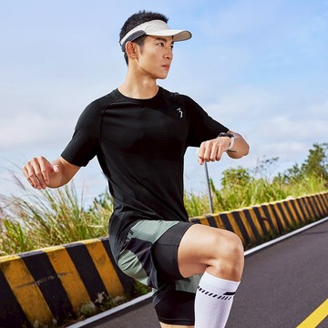 361度運動T恤男士速乾透氣新款修身健身上衣圓領短袖男款 652522106