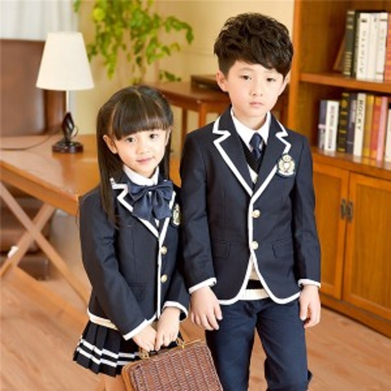 送料無料】卒業式 入学式 女の子 男の子 キッズ 卒業式服 5点セット  