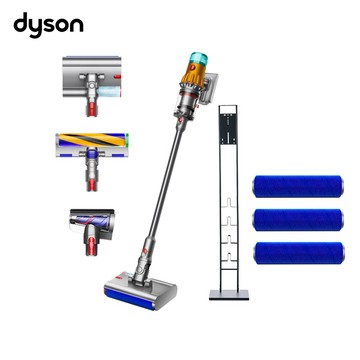 【戴森 Dyson】🎁生日禮物👩‍❤️‍👨SV46 V12s Detect Slim Submarine 黃色 乾溼全能洗地吸塵器 (送專用收納架+洗地滾筒3組)
