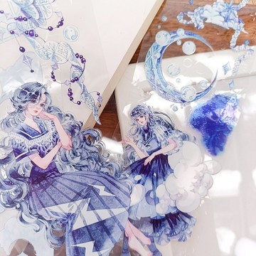 NO.1127_晞夜與月Dawn Moonlight / 紙膠帶 Masking Tape