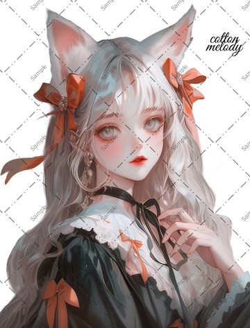 原創貼紙 no.752 人物貼紙 原創貼紙 女孩貼紙 原創人物貼紙