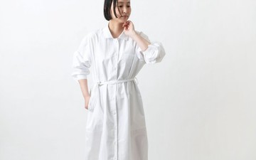【新品】木間服裝製作 / longshirt white / unisex 1size / 長版襯衫
