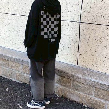 衛衣女加絨加厚秋冬新款韓版寬松長袖連帽黑色潮牌上衣外套衫