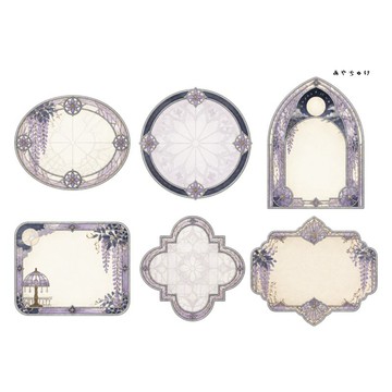 【9 月新品】20-149-0023 裁切紙 幻想復古浪漫喫茶