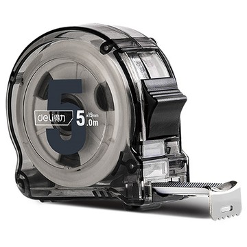 得力Deli工具-透明殼鋼捲尺/DL270519T/5mx19mm