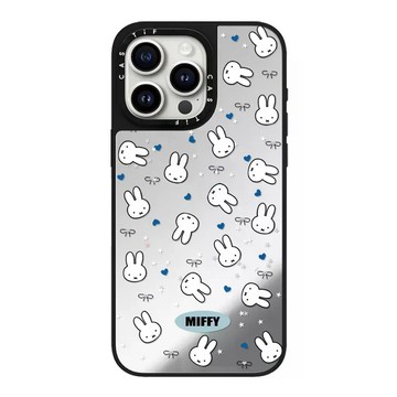 可愛米菲兔鏡面適用於蘋果17新款手機殼iPhone16plus可愛15Promax防摔14pro/13卡通