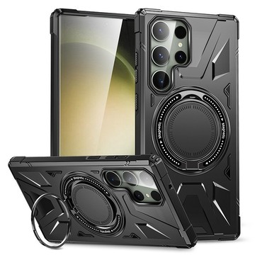 軍規鎧甲防摔 旋轉支架殼 適用於三星 S26 S23FE S24+ Ultra A05s A15 A25 A55 5G