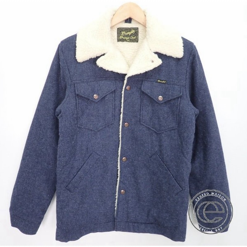 Wrangler ラングラー Ron Herman ロンハーマン Ws9024 ボアウールランチジャケット M ネイビー メンズ 通販 Lineポイント最大0 5 Get Lineショッピング