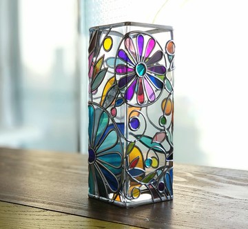 訂製方形玻璃花瓶小叮噹