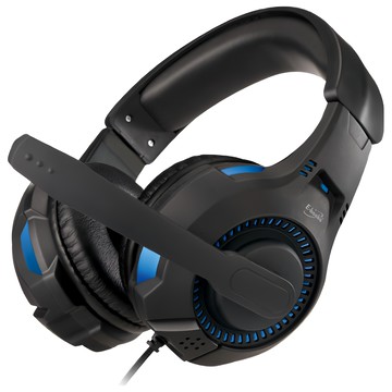 E-books S94 雷霆頭戴耳機麥克風 40mm驅動單體 高靈敏麥克風 大小音量調節  E-EPA186  黑色